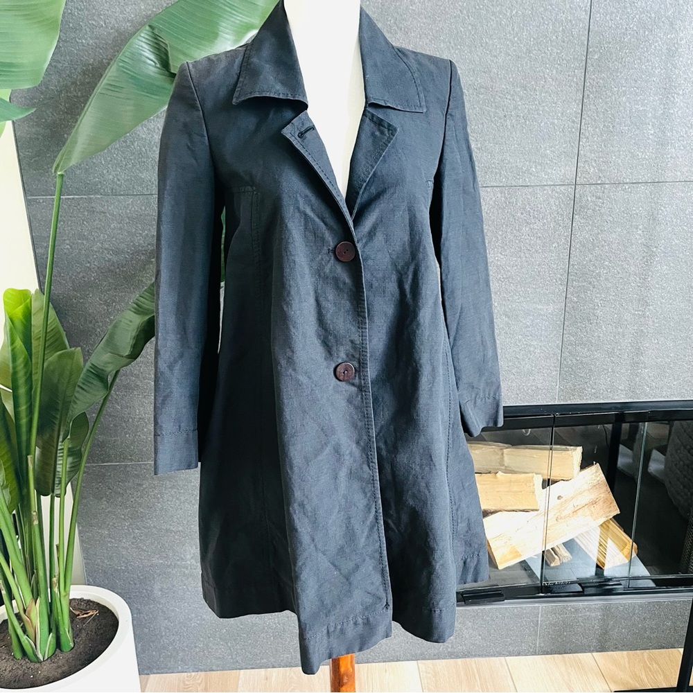 Stella McCartney Black Button Front Jacket - Picture 5 of 16